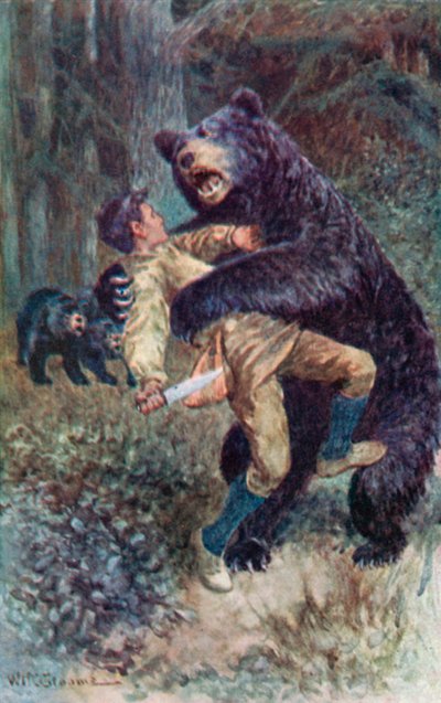 Pierre abrazado en un abrazo mortal de William Henry Charles Groome